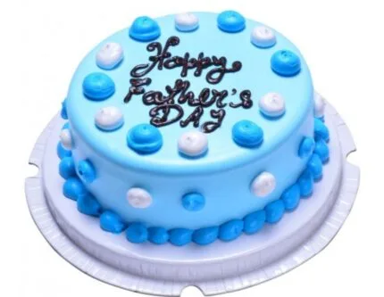 Father's Day Blue Pineapple Cake