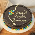 Chocolate Gems Cake Rakhi in Jamshedpur